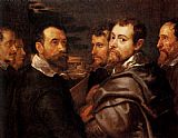 The Mantuan Circle Of Friends by Peter Paul Rubens